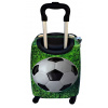 Detský cestovný kufor Futbalová lopta na tráve 29l