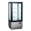 Vitrína chladiaca pultová 78 l, čierna/nerez (RTL-78/B)