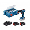 BOSCH - zahrada/dílna Akumulátorový príklepový vŕtací skrutkovač BOSCH GSB 18V-65 (0.601.9N3.307)