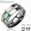 Titanové snubní prsteny R-TI-0571