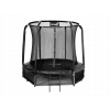 Záhradná trampolína Jumpi 252cm/8FT Maxy Comfort čierna s vnútornou sieťovinou (Záhradná trampolína Jumpi 252cm/8FT Maxy Comfort čierna s vnútornou sieťovinou)