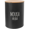 Orion Dóza Hrubá mouka Black 13cm