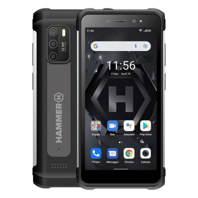 MyPhone Hammer Iron 4 (5,5") Dual SIM Smartphone - sivý myPhone