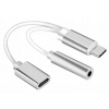 Kábel Adaptér USB-C audio mini jack 3,5 mm