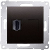 Kontakt-Simon HDMI zásuvka Simon 54 antracitová (DGHDMI.01/48)