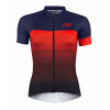 FORCE dres F ASCENT dámsky kr. rukáv, modro-červený XXL