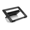 EVOLVEO TopLift, hliníkový podstavec pod notebook, černý - EVOLVEO TopLift, hliníkový stojan na notebook, čierny