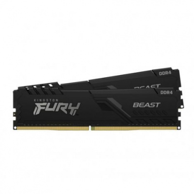 Kingston FURY Beast / DDR4 / 16GB / 3600MHz / CL17 / 2x8GB / Black KF436C17BBK2 / 16