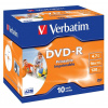 DVD-R Verbatim 4,7 GB (120min) 16x Printable jewel box, 10ks/pack