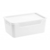 Tontarelli Úložný box BELLA XL s vekom - 4,22 l biela 8034530112