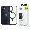 3mk ochranné púzdro Satin Armor MagCase pre Apple iPhone 12/12 Pro, čierna