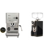 Profitec GO, brushed stainless steel + Eureka Mignon Specialita, CR black