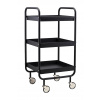 Polica na kolieskach House Doctor 42 x 38 x 85 cm čierna farba 208580120 ONE SIZE