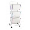 Kôš na prádlo - Organizácia Wenko Laundry Organizácia 3 kontajnery 44x126x46 cm (Kôš na prádlo - Organizácia Wenko Laundry Organizácia 3 kontajnery 44x126x46 cm)