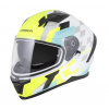 Prilba Orbit Track CASSIDA (biela/žltá fluo/tyrkysová/čierna) L