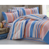Obliečky francúzskej bavlna 240x220,70x90 Mart blue-pink