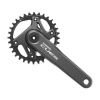 Stred SHIMANO Cues U6000 175mm 32z. 9/10/11-k. čierny dvojdielny bez ložísk