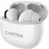 Bezdrôtové slúchadlá Canyon TWS-5 BT, biele (CNS-TWS5W)