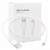 Kábel 4kom USB typ C - Apple Lightning 1 m čierny