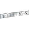 Hansgrohe RainSelect vaňová/sprchová batéria podomietková s termostatom chrómová 15358000