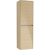 VILLEROY & BOCH Collaro závesná vysoká skrinka, 1 dvierka, 1 výklopný kôš, pánty vľavo, 454 x 349 x 1538 mm, Nordic Oak, C03400VJ