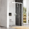 RAVAK MATRIX MSD4 200cm dvere do niky, sklo číre - satin