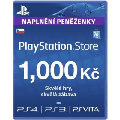 PlayStation Live Cards 1000Kč