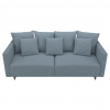 MID.YOU ROZKLADACIA POHOVKA, textil, tyrkysová - Sedačky - 000682004203