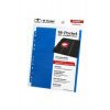 Ultimate Guard 18-Pocket pages Side-Loading (10) - Blue