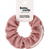 lotta curls Gumička do vlasov so zipsom - Blush