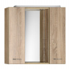 Aqualine ZOJA/KERAMIA FRESH galérka s LED osvetlením, 70x60x14cm, dub platin 45029