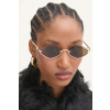 Slnečné okuliare Gucci dámske, hnedá farba, GG1604S, 53
