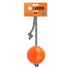LIKER loptička na šnúrke, 5 cm, oranžová