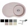 Kuchynská batéria - Žulové umývadlo 85x55 + SIPHON 8 WINK FARBY (Kuchynská batéria - Žulové umývadlo 85x55 + SIPHON 8 WINK FARBY)