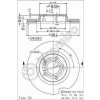 Originál brembo Brzdový kotúč vetraný, predný 280*22 8E0615301P