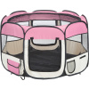 tectake zvířecí ohrádka z polyesteru s taškou, 115 cm x 64 cm x 115 cm