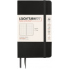 Zápisník bodkovaný v mäkkej väzbe Leuchtturm 1917 A6, 123 strán, čierny, 80 g/m²