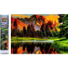 Norimpex Diamantové maľovanie Západ slnka pri jazere 30 x 40 cm