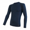 SENSOR MERINO DF pánské triko dl. rukáv deep blue S