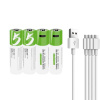 Smartoools Smartools AA dobíjacia batéria 1,5 V, 2600mWh, Li-Ion, USB-C dobíjanie, 1200 cyklov, 4 kusy v balení 661384