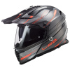 LS2 Helmets LS2 MX436 PIONEER EVO KNIGHT TITANIUM ORANGE