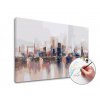 Maľovanie podľa čísel na plátno PANORÁMA MESTO – nízka náročnosť (Sada na maľovanie podľa čísel ARTMIE)