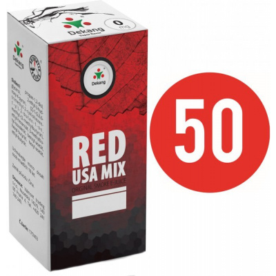 Dekang Fifty RED USA MIX objem: 10ml, nikotín/ml: 6mg