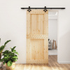 zahrada-XL Posuvné dvere so sadou kovania 85x210 cm borovicový masív 3203130