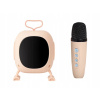 Verk 27500 Karaoke Bluetooth reproduktor, bezdrôtový mikrofón, ružový