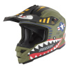 přilba N761 FLY FIGHTER, NOX, dětská (khaki, více bar.) 2026 L (obvod 51 - 52 cm)