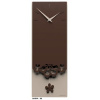 Dizajnové hodiny 56-11-1 CalleaDesign Merletto Pendulum 59cm (viac farebných verzií) Farba čokoládová-69 - RAL8017