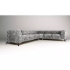 ROHOVÁ SEDAČKA CHESTERFIELD LARISSA PRAVÁ 323 X 264 cm KEMER 800 SKLADOM