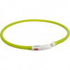Trixie Flash USB svietiaci obojok XS-XL 70 cm / 10 mm, zelený (RP 0,30 €)