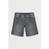 Detské rifľové krátke nohavice Mayoral 252.7G.Junior.PPY2 čierna 166